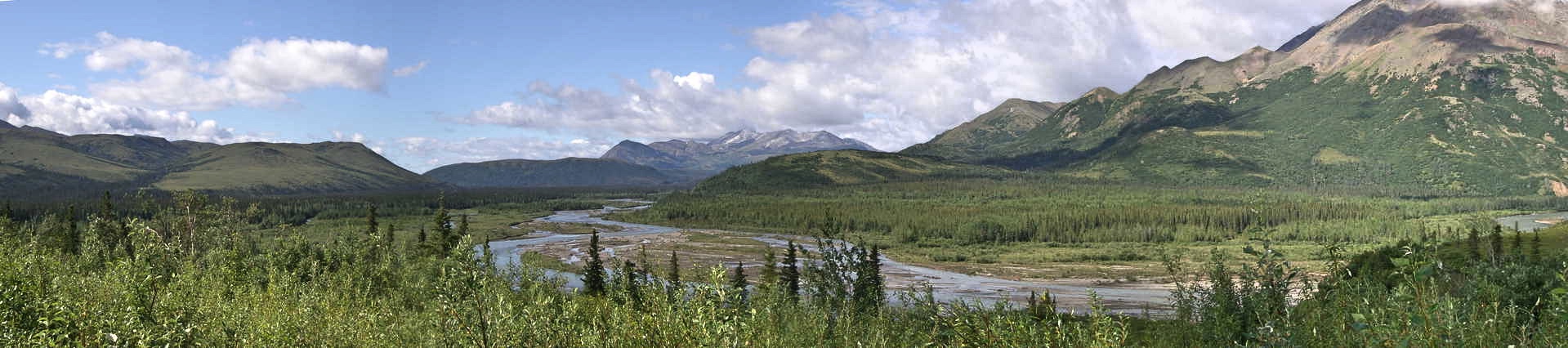 Alaska, route d'Anchorage
